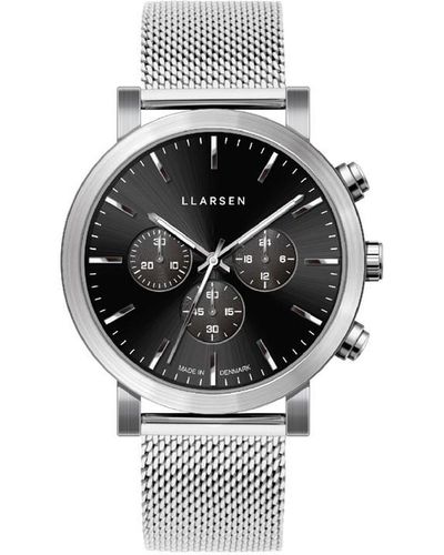 Llarsen Nor Chronograph Watch - Metallic