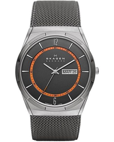 Skagen Titanium Classic Analogue Quartz Watch - Grey