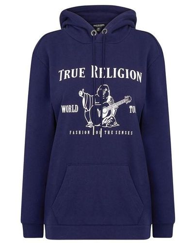 True Religion Buddha Oth Hoodie - Blue