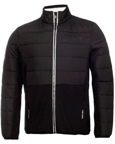 DKNY Zip Golf Jacket - Black