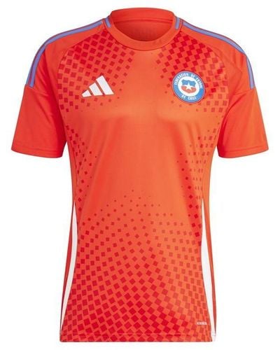 adidas Chile Home Shirt 2024 Adults - Red