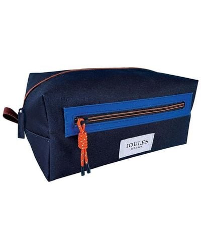 Joules Scrub Up & Head Out Wash Bag - Blue