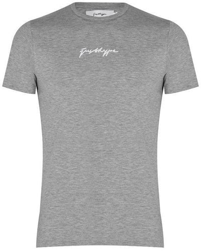 Hype Scribble Logo T-shirt - Grey
