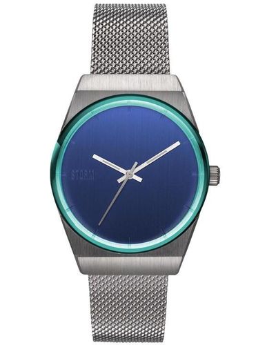 Storm Cirero Blue Stainless Steel Fashion Analogue Watch