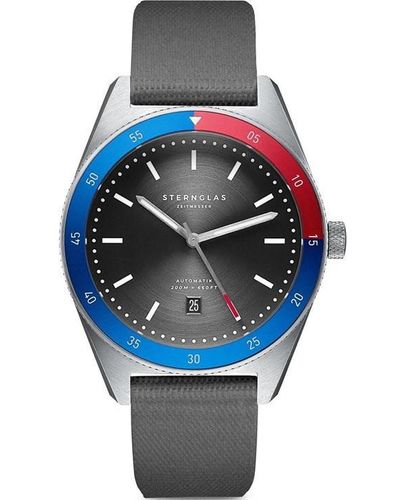 Sternglas Steel Analogue Automatic Watch - Blue