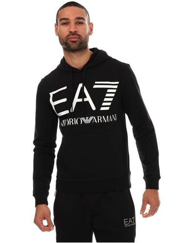EA7 Large Logo Hoody - Black