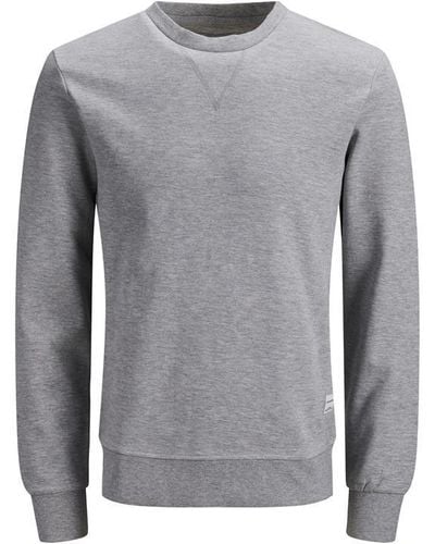 Jack & Jones Basic Crew Sweatshirt - Grey
