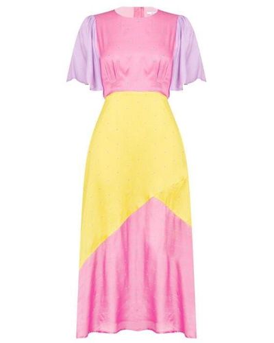 Olivia Rubin Rubin Fleur Dress Ld23 - Pink