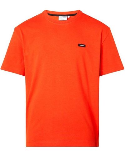 Calvin Klein Cotton Comfort Fit T-shirt - Orange