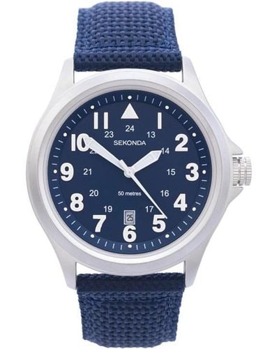 Sekonda Classic Analogue Quartz Watch - Blue