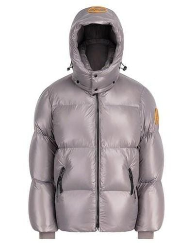 ARCTIC ARMY Hooded Padded Jacket - Grey