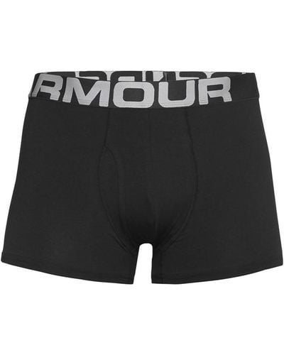 Under Armour Charged Cotton 3" 3 Pack Underwear - Black