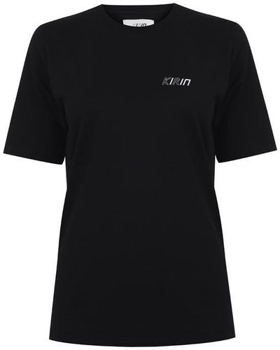 Kirin Logo Basic T Shirt - Black