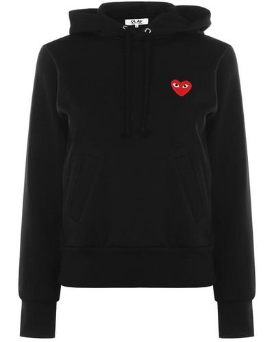 COMME DES GARÇONS PLAY Small Heart Pullover Hoodie - Black