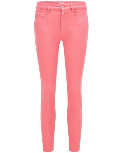 BOSS Slim Crop Jeans Ld99 - Pink