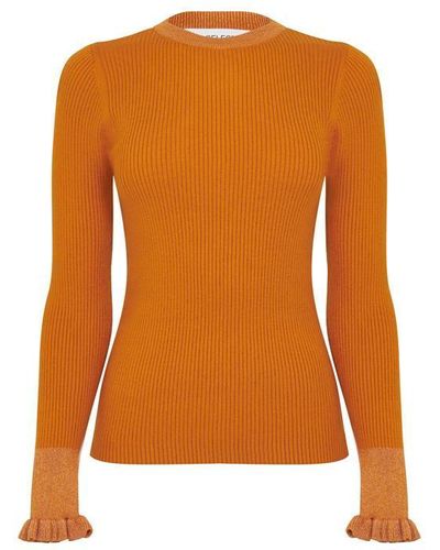SELECTED Aila Knitted Jumper - Orange