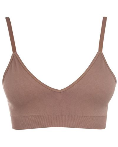 Commando V Bra - Brown