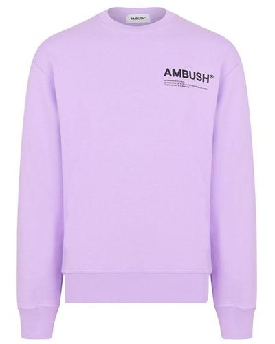 Ambush Workshop Sweatshirt - Purple