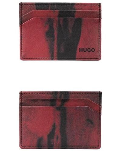 HUGO Hayden S Card Case 10232946 01 - Red