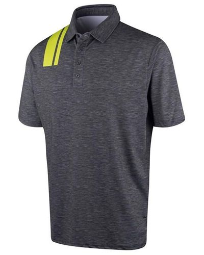 Island Green Golf Racing Print Polo Shirt - Blue