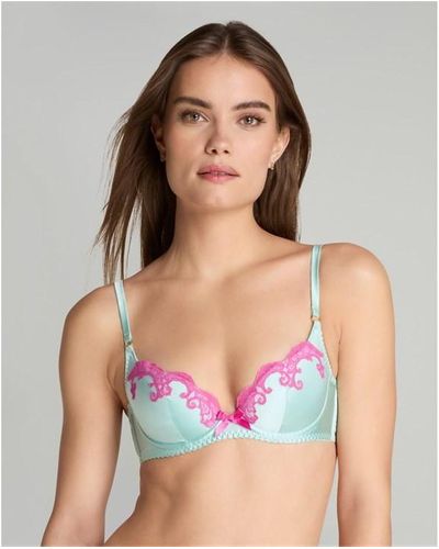 Agent Provocateur Molly Plunge Underwired Bra - Pink