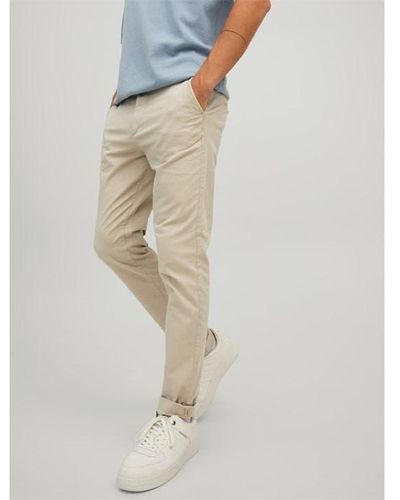 Jack & Jones Fury Chino Trouser - Natural