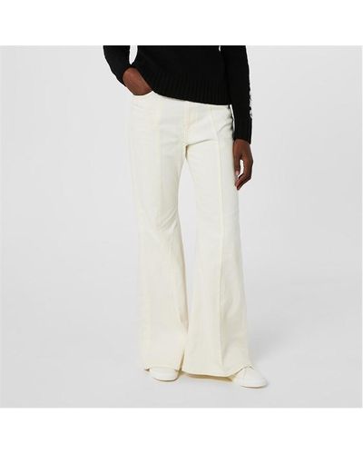 Polo Ralph Lauren Stretch Twill Flare Jeans - White