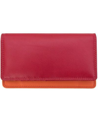 Primehide London Collection Leather Matinee Purse - Red