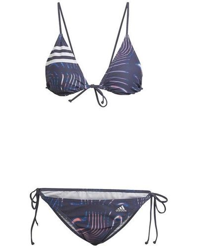 adidas Souleaf Graphic Bikini - Blue