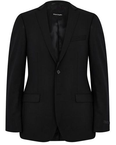 Without Prejudice Kilburn Slim Fit Suit Jacket - Black