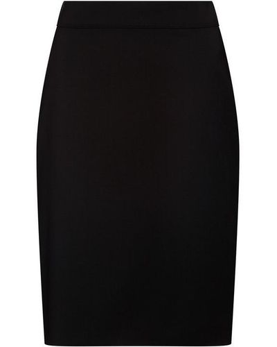 HUGO High Waisted Pencil Skirt - Black
