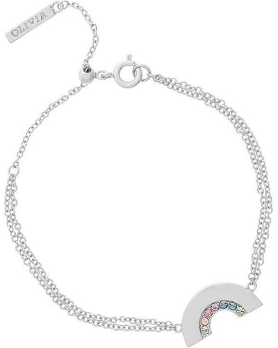 Olivia Burton Rainbow Bracelet - White