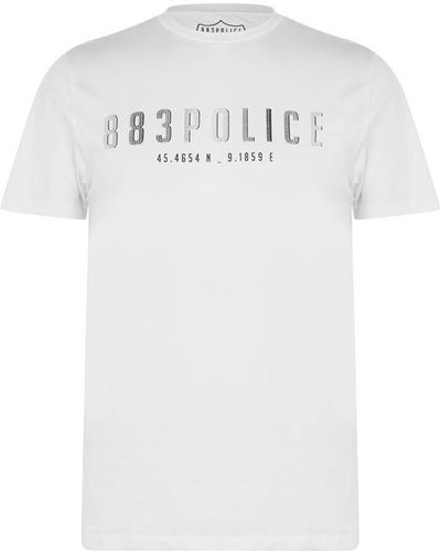 883 Police Clacton T Shirt - White