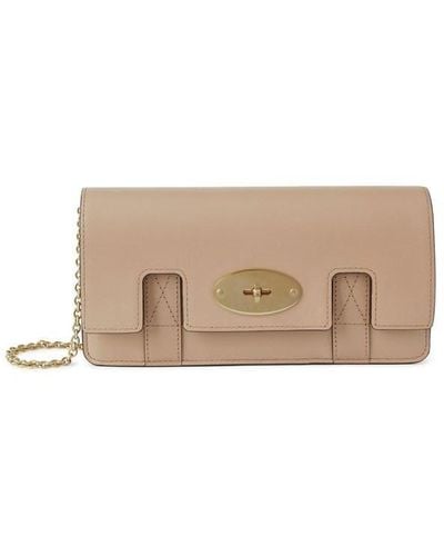Mulberry East West Bayswater Clutch - Natural