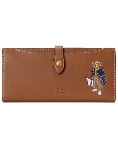 Polo Ralph Lauren Polo Bear Wallet Ld34 - Brown