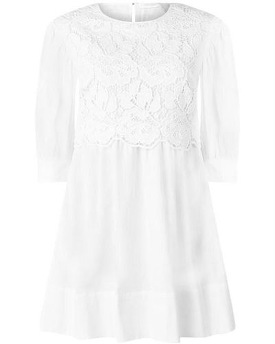 See By Chloé Cotton Mini Dress - White
