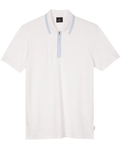 PS by Paul Smith Tipped Zeb Polo Sn43 - White