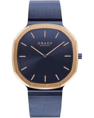 Obaku Oktant Watch - Blue