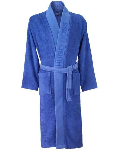 HUGO Plain Touareg Kimono - Blue