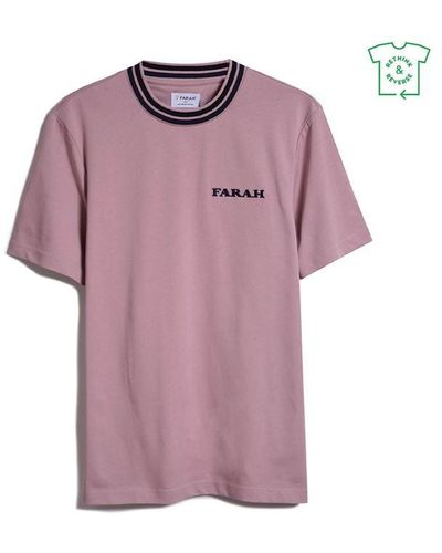 Farah Hanley T Shirt - Purple