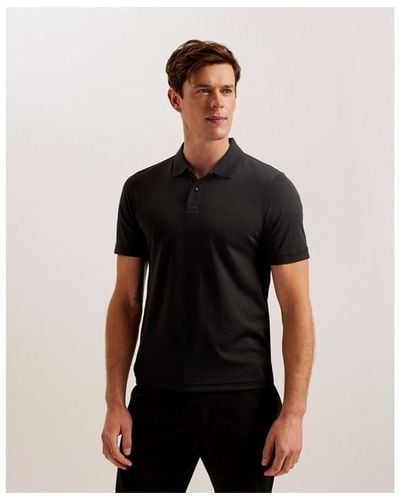 Ted Baker Ted Galdon Ss Polo Sn99 - Black