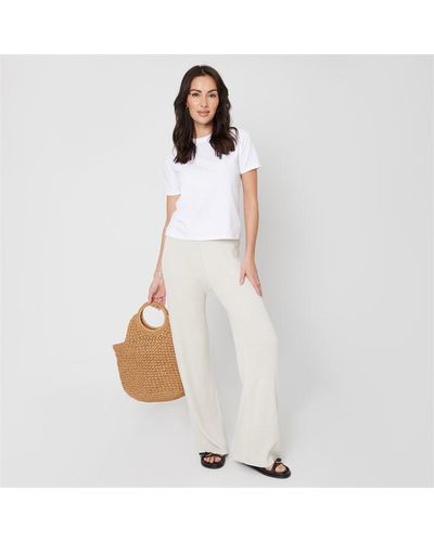 Be You Knitted Trouser - White
