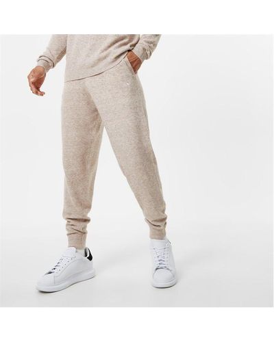 Jack Wills Knitted Joggers - White
