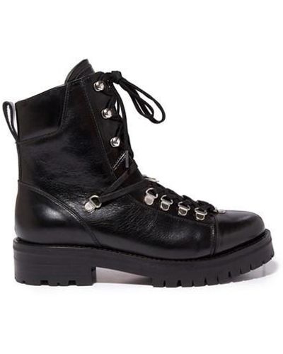 AllSaints Franka Leather Ankle Boot - Black
