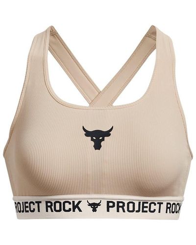Under Armour S Project R Crossback Bra 2 Peach Ice Xxl - Natural
