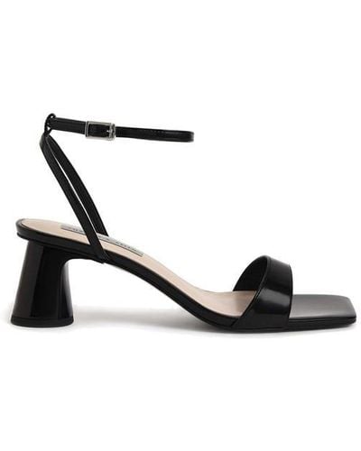 Charles and Keith Cylindrical Heel Sandals - Black