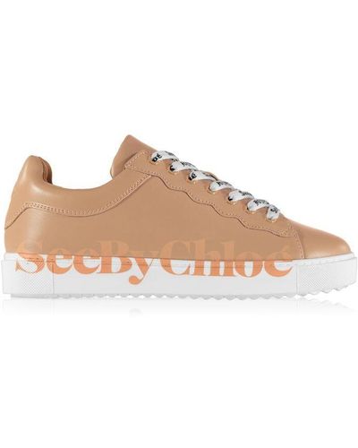 See By Chloé Logo Trainer - Brown