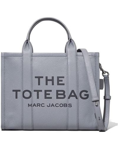 Marc Jacobs Medium Leather Tote Bag - Grey