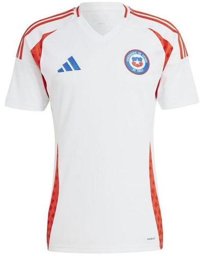 adidas Chile Away Shirt 2024 Adults - White