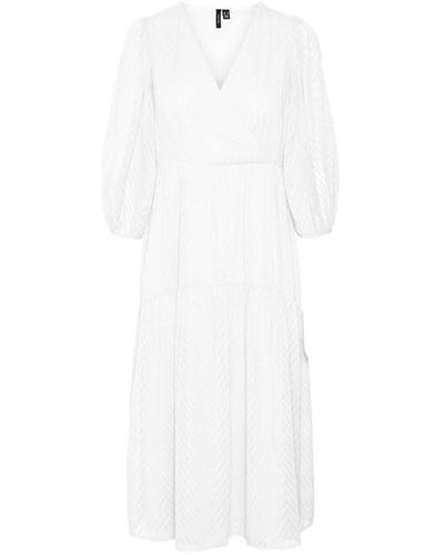Vero Moda Vm Nora Dress Ld24 - White